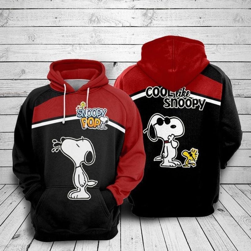 Disney Snoopy Cute Lover 3d Hoodie Zip Hoodie 991