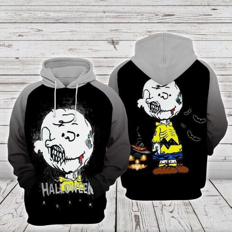 Peanuts Charlie Brown Halloween 3d Hoodie Zip Hoodie