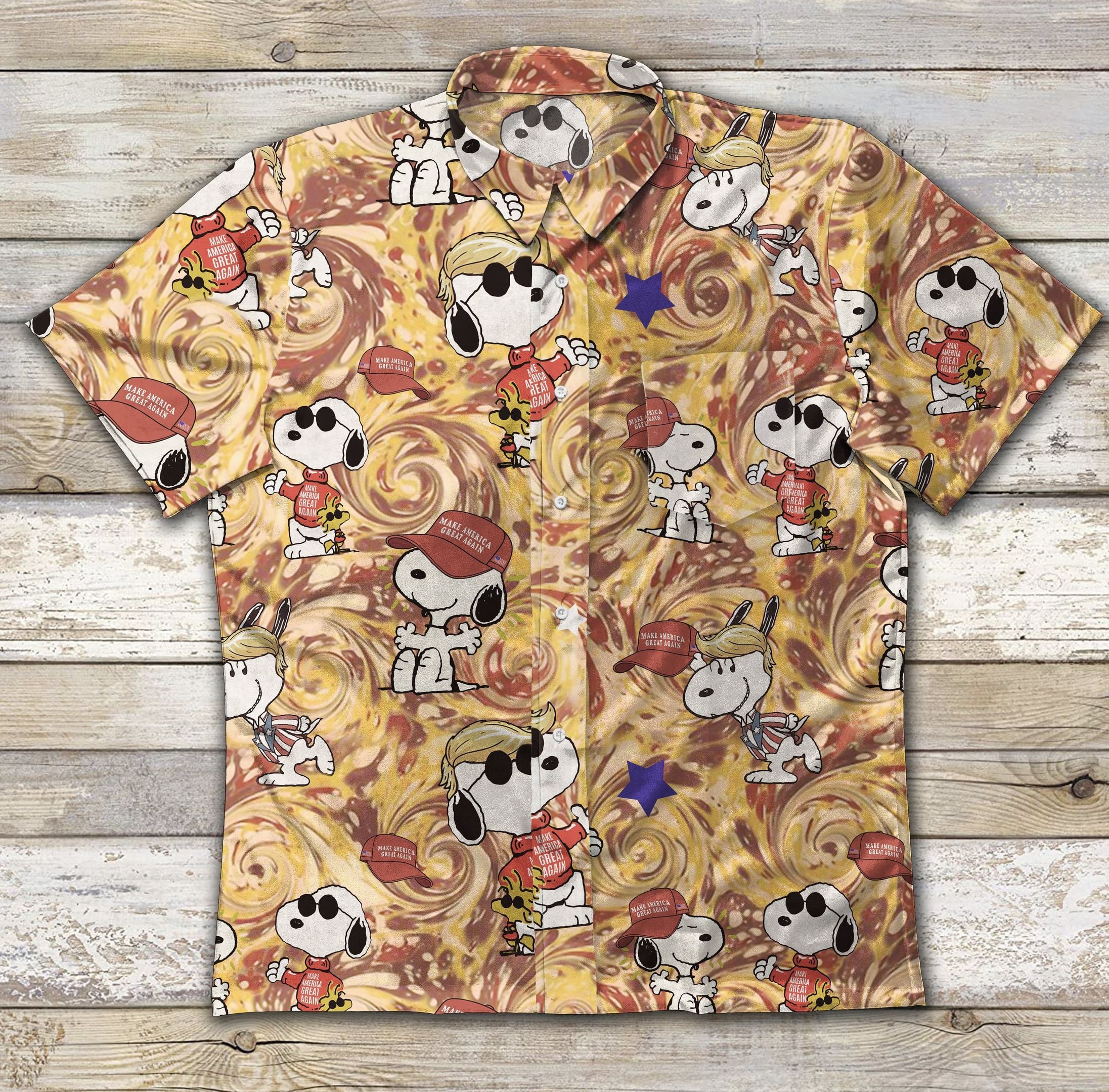 Hawaii Shirt Snoopy Vintage Cotton Hawaiian Shirt-zx10164