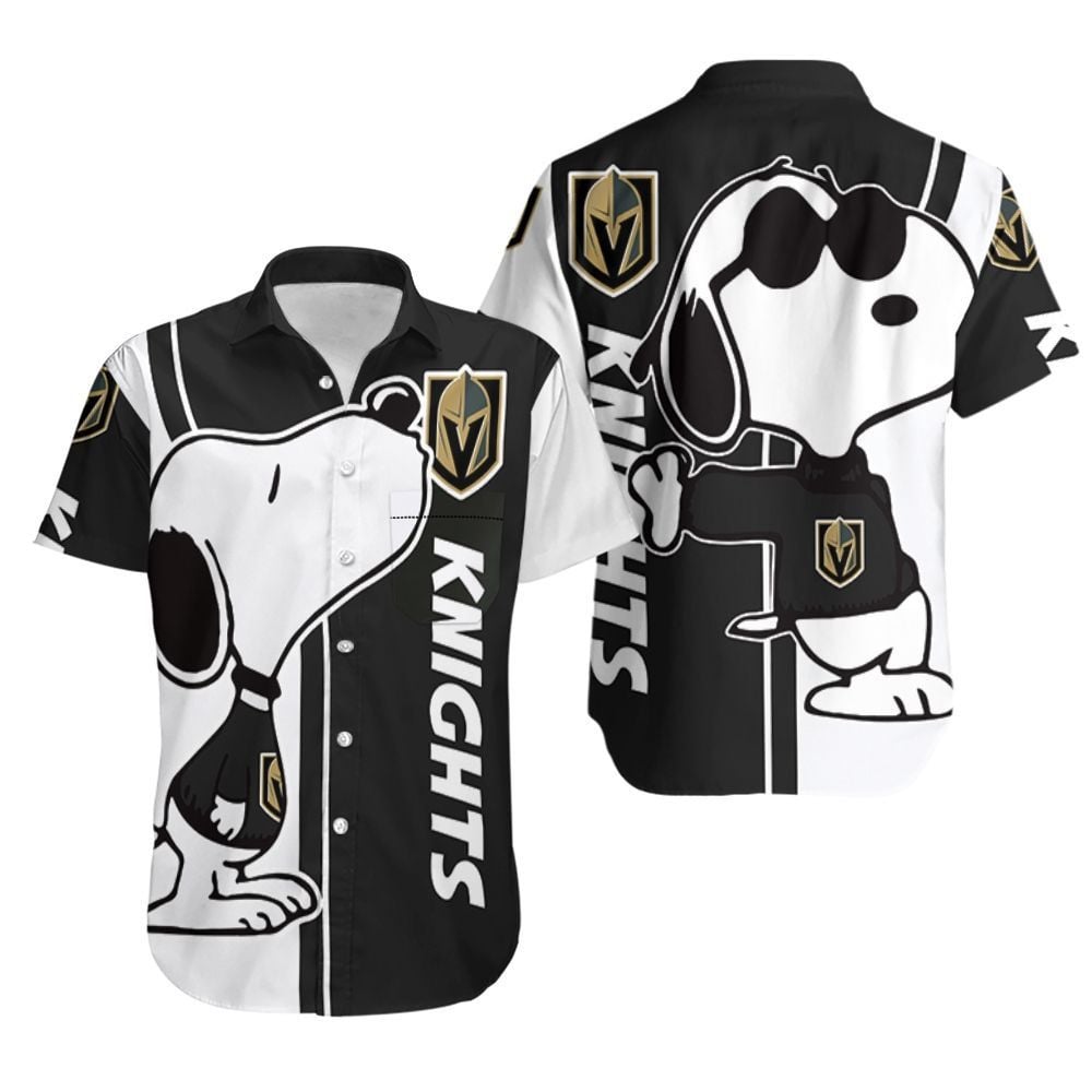 Vegas Golden Knights Snoopy Lover 3d Printed Hawaiian Shirt