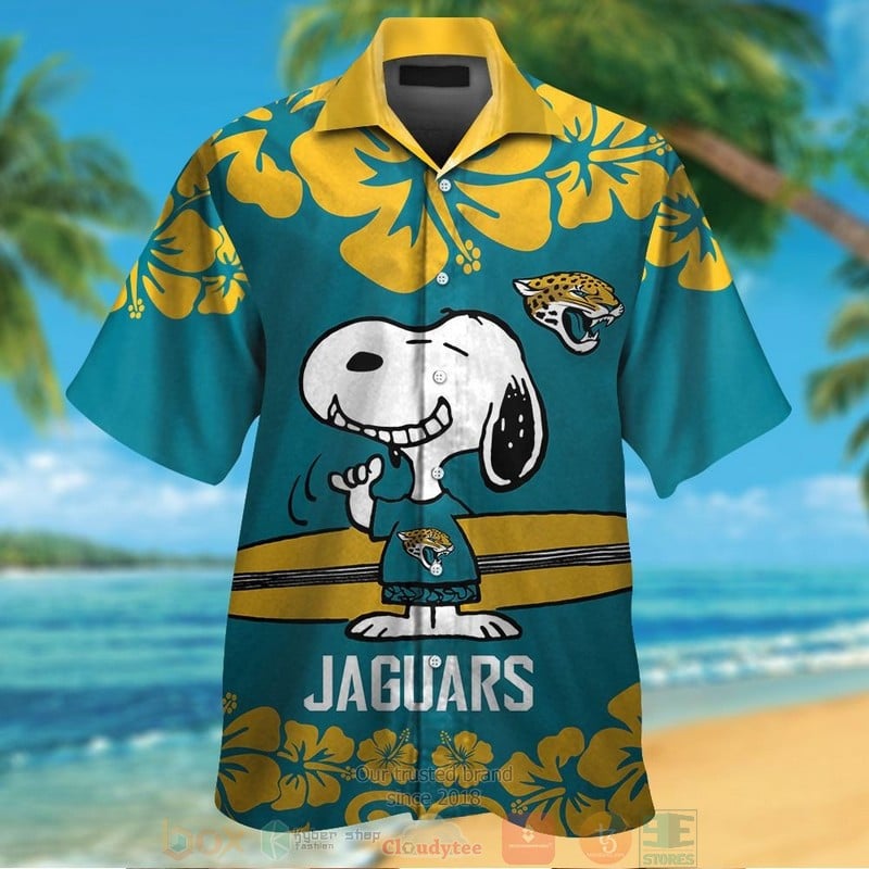 Snoopy Jacksonville Jaguars Hawaiian Shirt