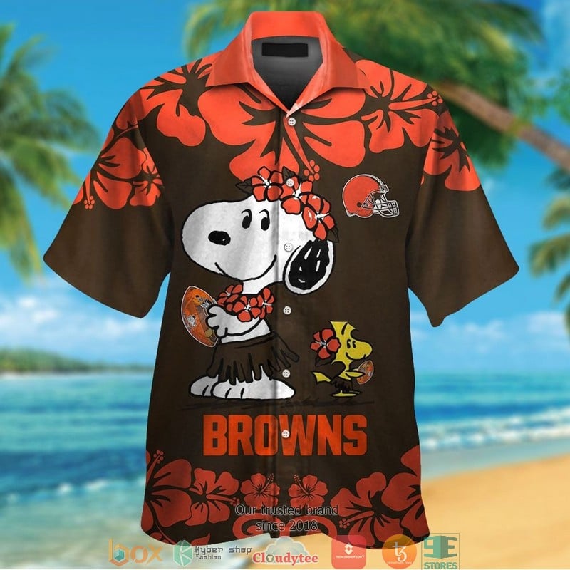 Cleveland Browns Snoopy Hawaiian Shirt