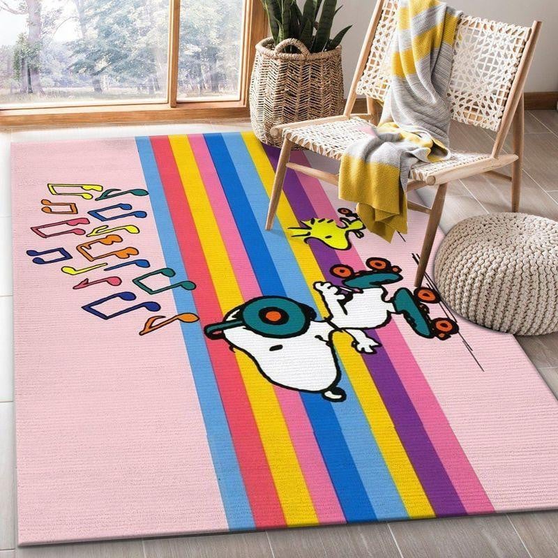 Snoopy Ver7 Area Rug Living Room Rug Home Decor Floor Decor