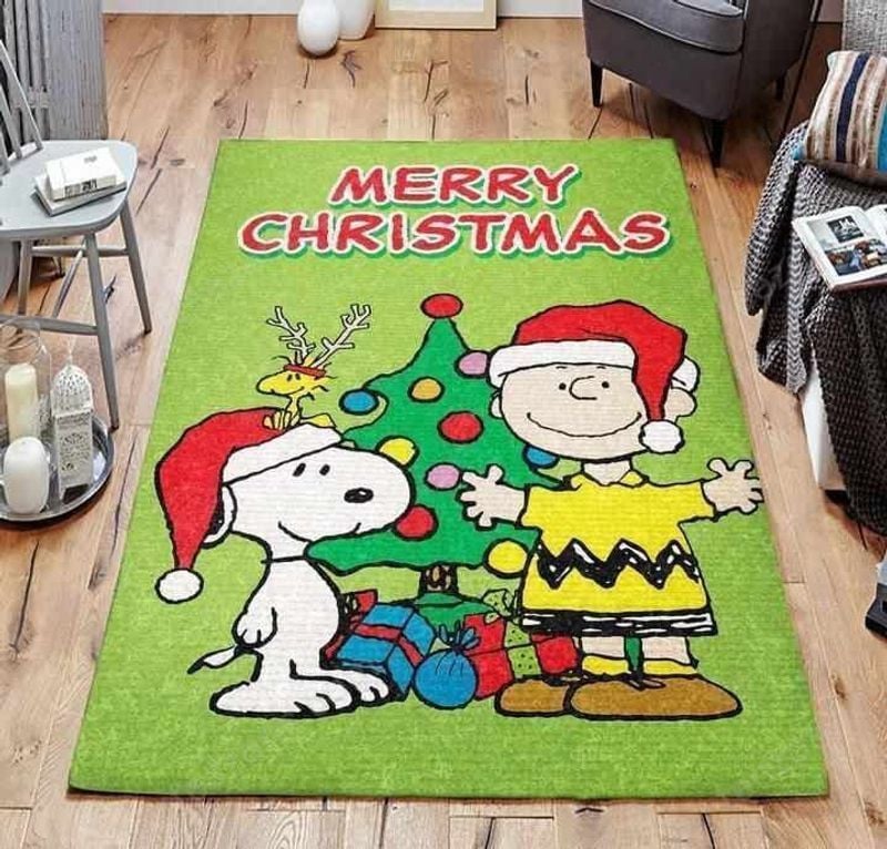 Snoopy Area Rug Living Room Rug Home Decor Floor