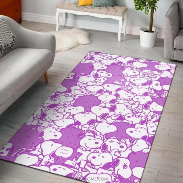Snoopy Peanuts Rug 2, Gift For Fan Rug Home Decor Floor Decor 1256