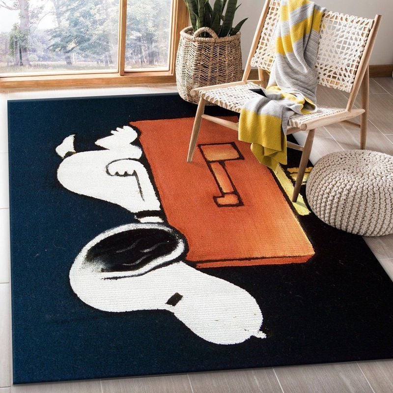 Snoopy Area Rug Living Room Rug Home Decor Floor 1012