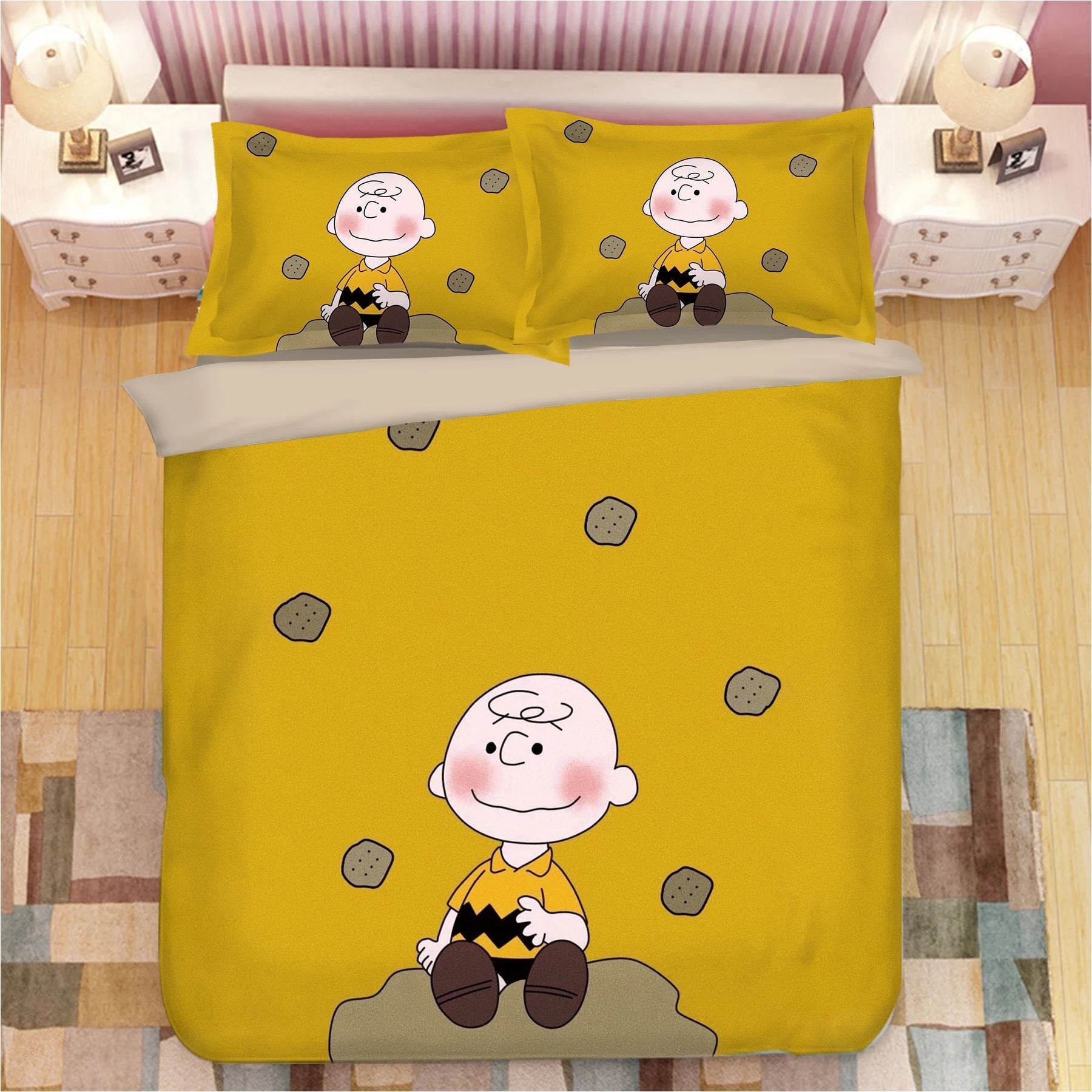 Peanuts Snoopy Duvet Quilt Bedding Set 244