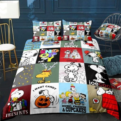Snoopy Lover Duvet Quilt Bedding Set