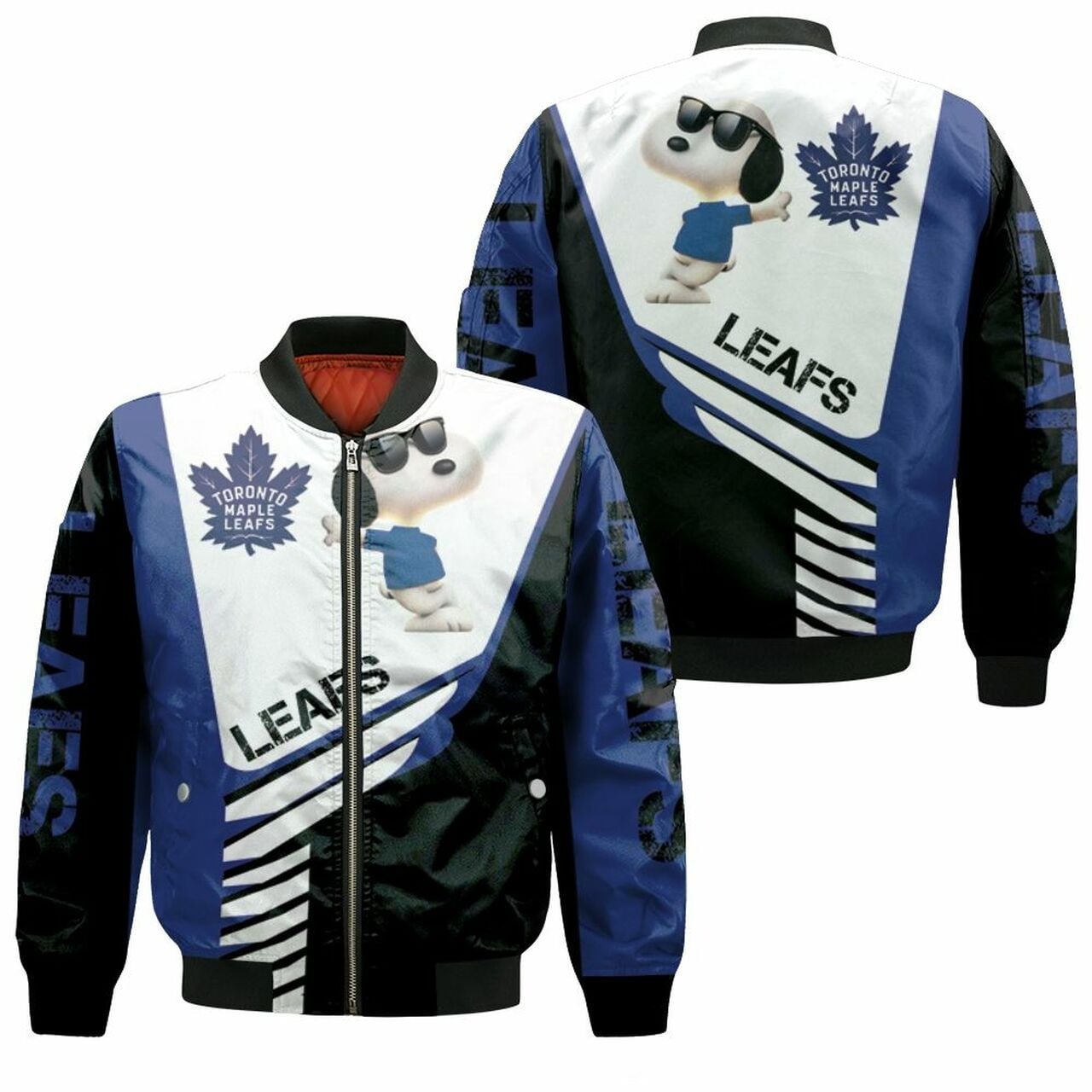 NHL Toronto Maple Leafs Snoopy Bomber Jacket