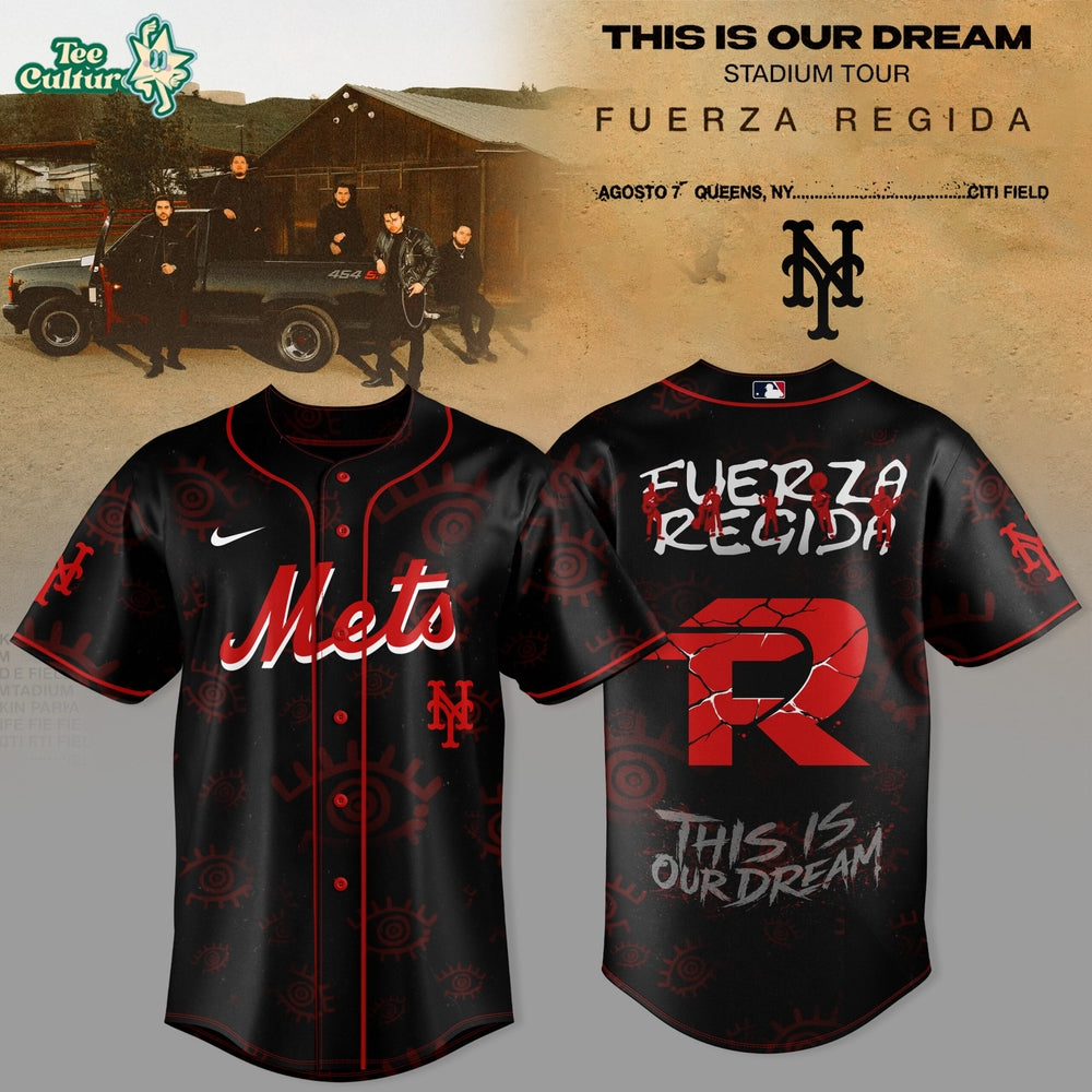 New York Mets x Fuerza Regida – This Is Our Dream Stadium Tour 2026 Jersey Collection