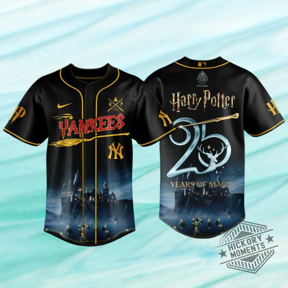 New York Yankees X Harry Potter 25 Years Of Magic Baseball Jersey