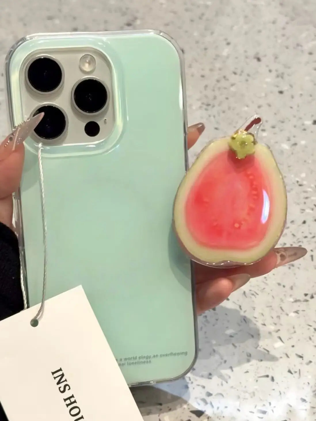 English guava Phone Case For iPhone 16 16E 15 Pro Max 14 11 13 Mini 12 XR 8 7 6 Plus X Cover