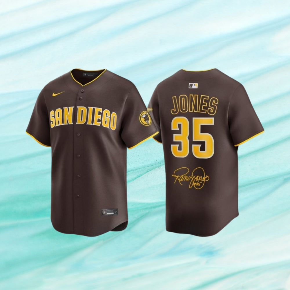 San Diego Padres Randy Jones 2025 Thank You True Legend Baseball Jersey
