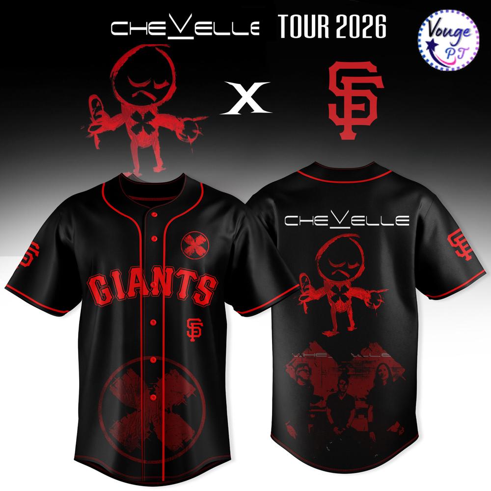 San Francisco Giants X Chevelle Tour 2026 Baseball Jersey 