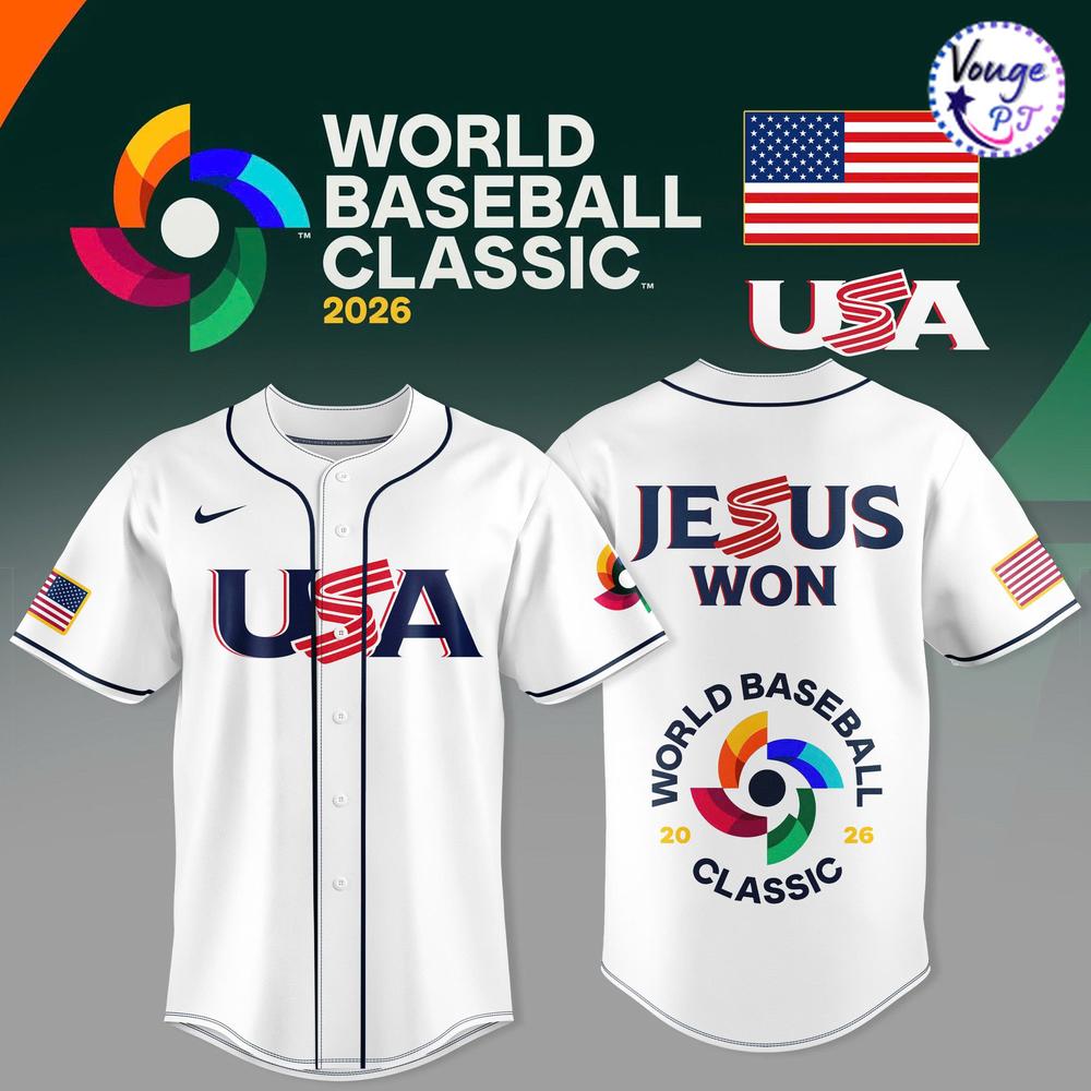 USA Baseball JESUS Won – 2026 World Baseball Classic Limited Jersey 